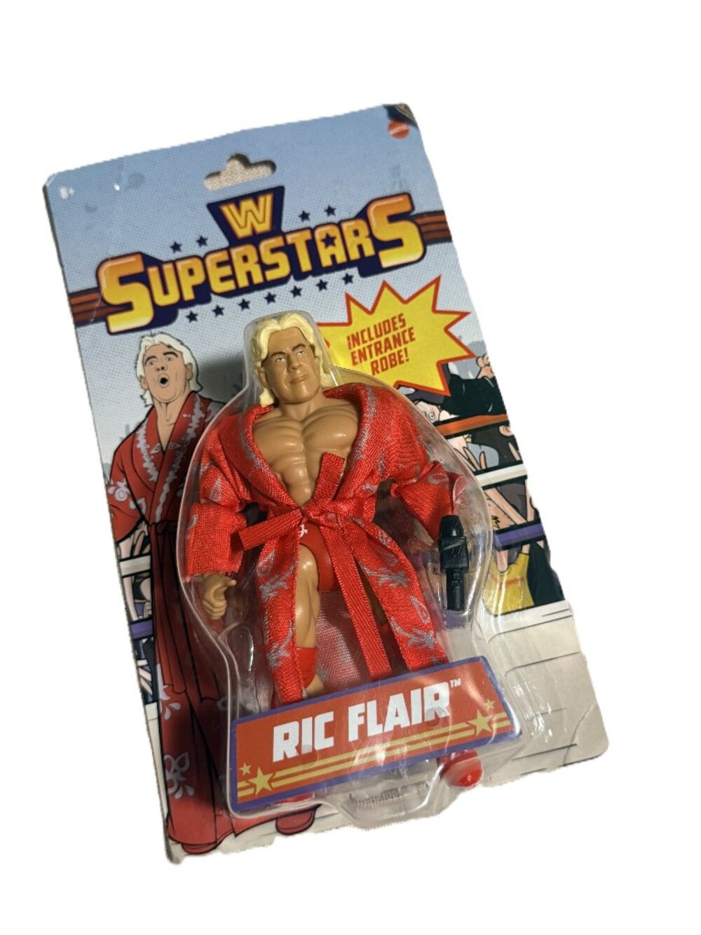 WWE Superstars Ric Flair Red Robe Action Figure – New